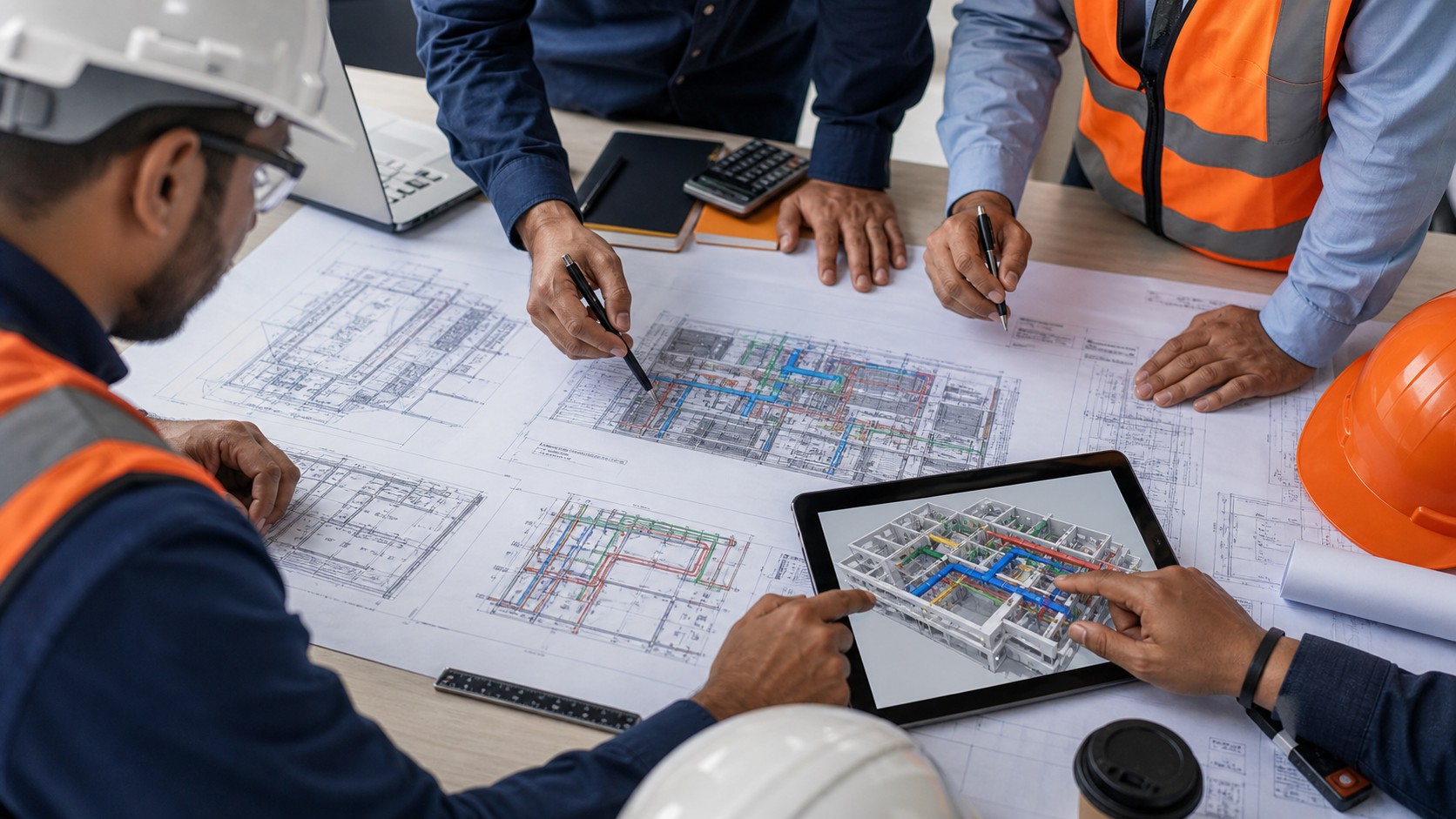 MEP coordination and building services planning in Pune
